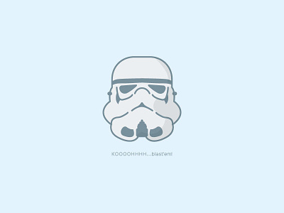 Stormtrooper helmet icon illustration starwars stormtrooper
