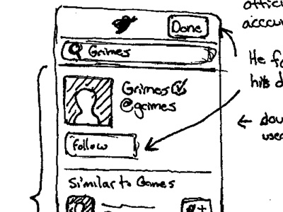 Mobile Interfaces Sketches mobile