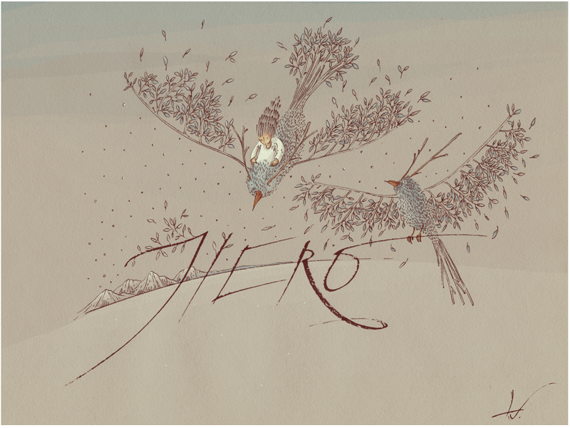 VISUAL WOR(L)DS. Hero imagination fine arts type writing calligraphy wacom intuos ink character design adobe photoshop digital graphic nature hand drawing drawing illustration
