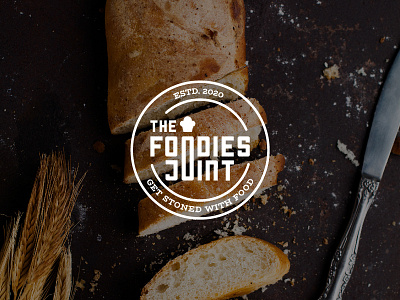 Logo Design for The Foodies Joint brand design branding branding design design graphic design identity design logo logo design minimal