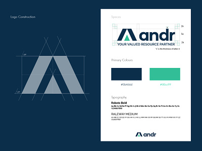 Idenitiy Design for Andr adobe illustrator brand branding graphic design identity design logo logo mark logodesign minimal