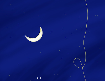 Timla :) constellation digital painting digitalart illustration moon