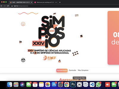 Site do XXIV Simpósio da FAEF