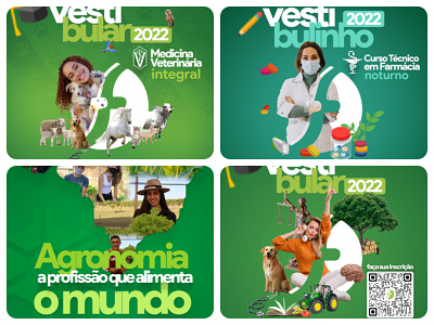 Campanha Vestibular 2022 design portfólio projeto redesign