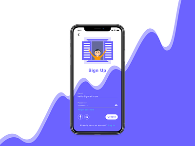 Daily UI :: 001 - Sign Up