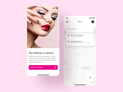 Makeup Now beauty figma makeup mobile app