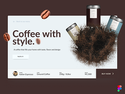 Coffee Purchase Concept