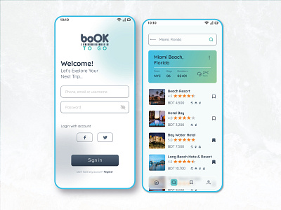 Hotel Booking App (IOS / Android)