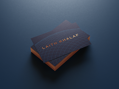 Personal Brand Identity: Laith Khalaf brand identity brand refresh branding business card corporate brand foil business card graphic design logo personal brand professional brand word mark
