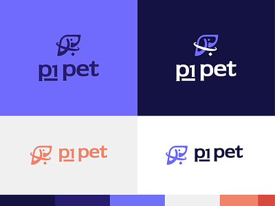 P1 Pet Rejected Logo Part 2 brand brand design brand identity branding dog logo logo logo design logo mark pet brand pet logo space logo