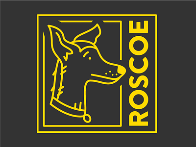 Roscoe pup! agency dog illustration illustrator roscoe vector