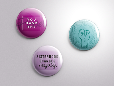 Women In Digital pins button pin buttons columbus conference feminist girl power illustration ohio pin pins power women