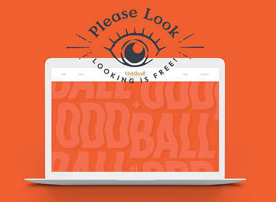 Oddball Design Co. branding logo odd oddball oddballdesignco orange squarespace squarespace design web design website website design