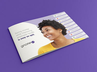 GnomeDX Corporate Brochure booklet booklet design brochure brochure design brochure layout corporate corporate brochure dna dna testing information print startup