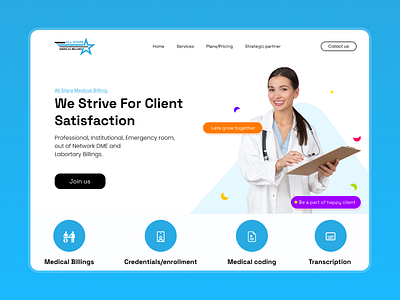 Medical website redesign