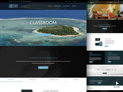 Center For Surf Research by Greg Gibson for Grizzly on Dribbble
