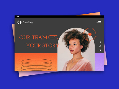 Consulting Website Layout