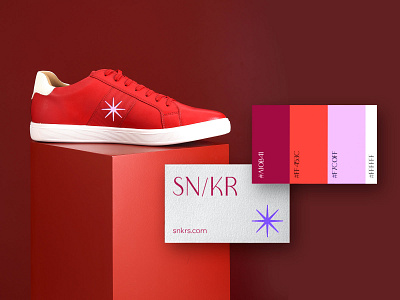 Brand Identity Article Image brand branding business card color design icon identity logo mockup palette scheme shoes sneakers typography vector