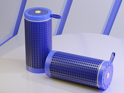 Bluetooth speaker 3D modeling 3d blender bluetooth design product speaker