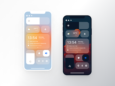 Mobile UI Glassmorphism Kit design flat glass mobile typography ui ux