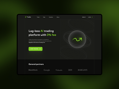 AI Trading Platform UX/UI Design