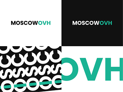 MOSCOW.OVH Rebranding branding design flat icon logo minimal portfolio typography web website