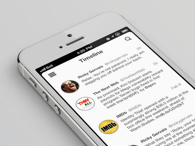 Avenue App: White Theme
