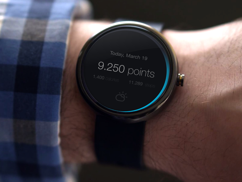 Android Wear: Fitness Concept by Maksim Petriv on Dribbble