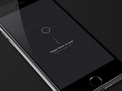 Push It App: Intro Section app ios minimal mobile simple sketch ui ux walkthrough