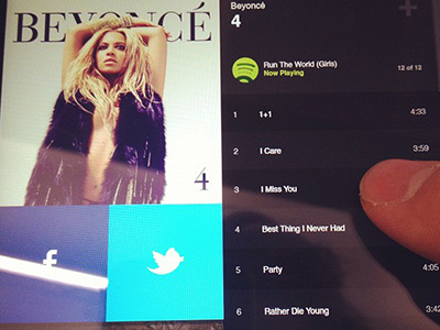 Spotify for iPad - Unofficial App apple ios ipad iphone music spotify