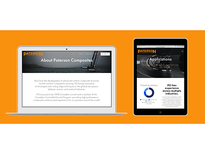 Carbon Fibre Manufacturing graphic ux website