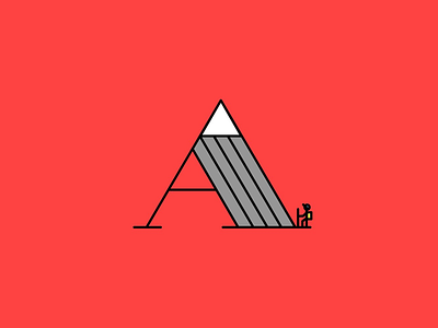 A is for Adventure - 36 Days of Type 36days a 36daysoftype adventure illustration letter typography