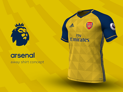 Arsenal Away Shirt by adidas adidas arsenal football jersey kit premier league soccer