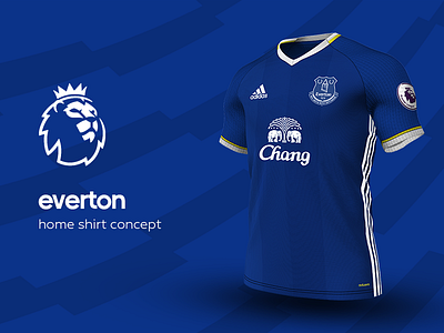 Everton Home Shirt by adidas adidas everton football jersey kit premier league soccer