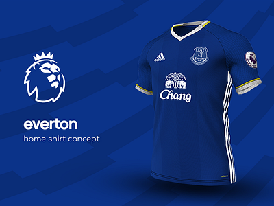 Everton Home Shirt by adidas