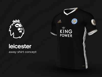 Leicester Away Shirt by adidas adidas champions football jersey kit leicester premier league soccer