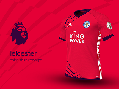 Leicester Third Shirt by adidas adidas champions football jersey kit leicester premier league soccer