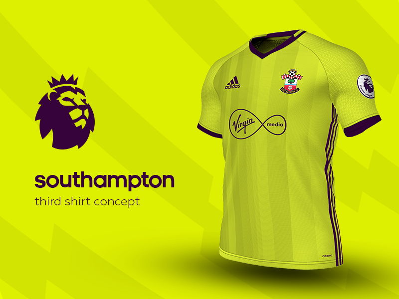 Southampton Third Shirt by adidas by Daniel Watts on Dribbble