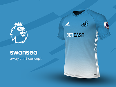 Swansea Away Shirt by adidas adidas football jersey kit premier league soccer swansea