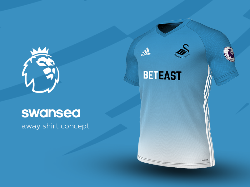 Swansea Away Shirt by adidas by Daniel Watts on Dribbble