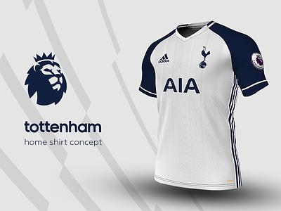Tottenham Home Shirt by adidas adidas football jersey kit premier league soccer tottenham