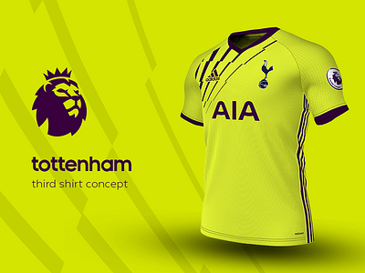 Tottenham Third Shirt by adidas by Daniel Watts on Dribbble