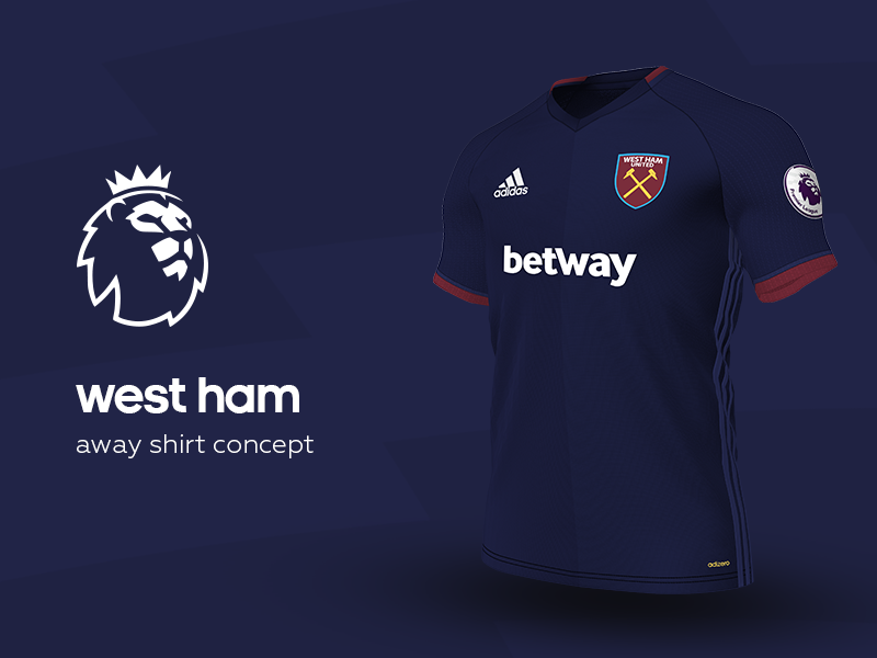 west ham away shirt 2021