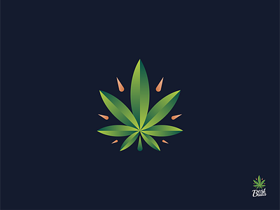 BestBuds logo bestbuds branding brandingdesigner cannabis illustrator logo logodesign logos vector