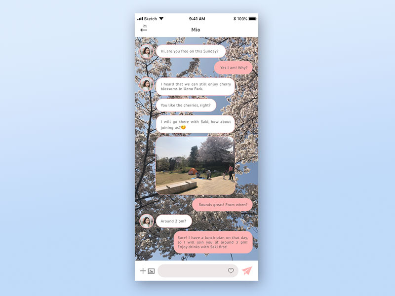 #013 Direct Message chat direct message daily ui 013 ux ui ui design daily ui