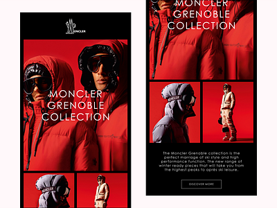 Moncler Email Marketing branding design digital ads marketing email