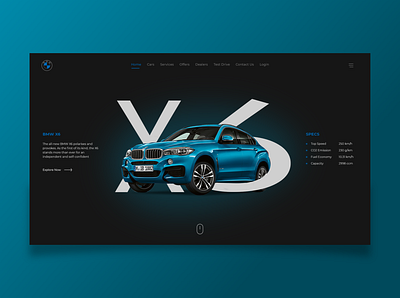 BMW adobexd bmw photoshop redesign ui web webdesign xd