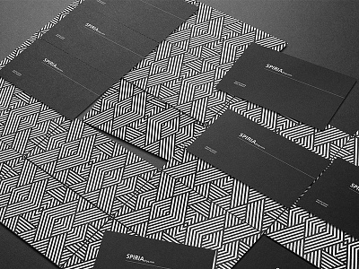 card branding business card geometry