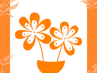Flowers background with tob flower design by sarif Ahmed Shojib on Dribbble