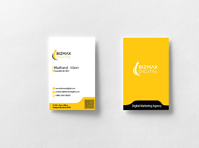 Bizmax digital business card design adobe illustrator adobe photoshop branding business logo company logo design illustration logo vector